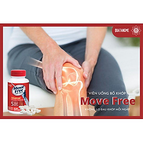 Glucosamine Mỹ Schiff Move Free Joint Health Advanced Glucosamine + Chondroitin - Giảm các triệu chứng đau nhức xương khớp hiệu quả - OZ Slim Store