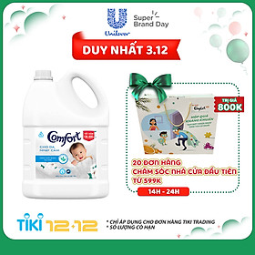 Nước Xả Vải Comfort Cho Da Nhạy Cảm 3.8Kg/Chai) - Phù Hợp Với Làn Da Em Bé (Giao mẫu ngẫu nhiên)