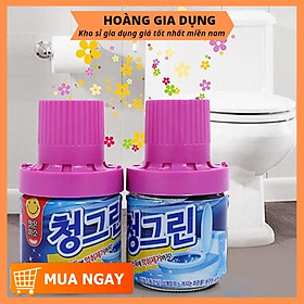 Mua Lọ Thả Tẩy bồn Cầu Vệ Sinh Diệt Khuẩn Khử Mùi Tạo Nước Màu Xanh Cao Cấp H116