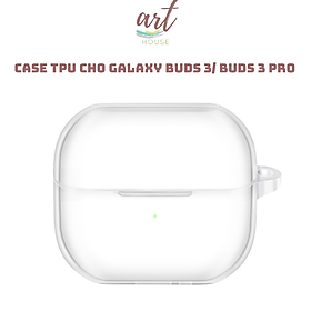 Mua Bao case TPU trong suốt cho Samsung Galaxy Buds 3/ Buds 3 Pro kèm móc treo_ Hàng chính hãng