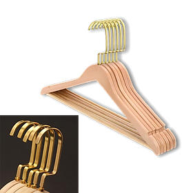 Mua Bộ 10 /20/30 Móc Treo Áo Bằng Gỗ Tự Nhiên LUXURY ONE