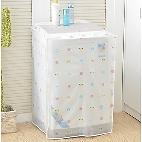 Áo Trùm Máy Giặt Nhựa Dẻo PVC Chống Thấm Dai Khó Rách - Hình ngẫu nhiên