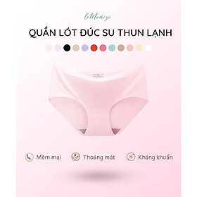 Quần Lót Nữ Đúc Su LeMOMIZI cao cấp thun lạnh không đường may kháng khuẩn size M đến XXL (35-75kg) ds05