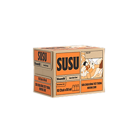 Sữa chua uống hương cam Vinamilk Susu - Thùng 48 chai 80ml