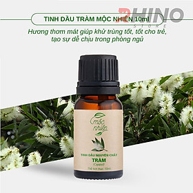 Tinh dầu Nhà Mộc nguyên chất Rhino T101 có kiểm định, treo xe, kẹp điều hòa: 10ml