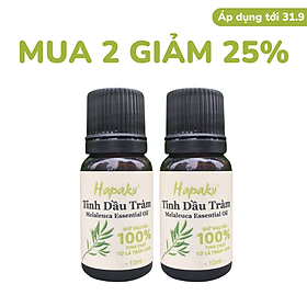 Tinh Dầu Tràm Tự Nhiên Nguyên Chất 10ml Hapaku