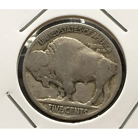 Mua Đồng xu 5 cents Buffalo - xu bò Mỹ may mắn.