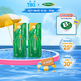 Bộ 2 Hộp Viên Sủi Bổ Sung Vitamin Berocca Performance Mango 10 Viên/Hộp