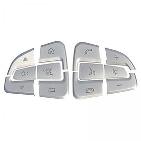 2xSteering Wheel Button Cover Trims 1 Pair Fits for GLC GLE GLS GLA OK