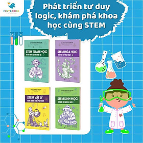 Combo STEM Toán học - Hóa học - Sinh học - Vật lý dành cho học sinh - Sách khám phá khoa học cho học sinh - Cho Hang-rok - Lee Jee-young