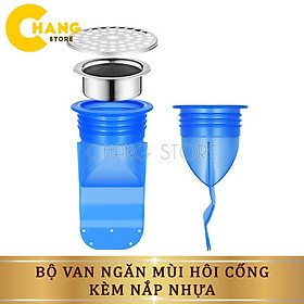 Mua Bộ Van Ngăn Mùi Hôi Cống Kèm Nắp Nhựa  Phụ Kiện Phễu Cao Su Silicon Lắp Thoát Sàn Nhà Tắm Phòng Vệ Sinh Chống Côn Trùng