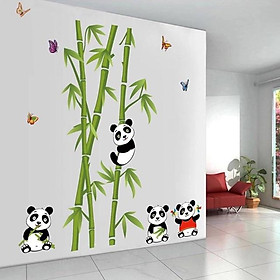 Decal gấu trúc vui vẻ