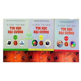 Sách - Giáo trình Tin học đại cương 3 tập - NXB Đại học Sư phạm - Combo 3 tập