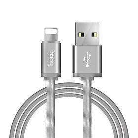 Mua Cáp Lightning bọc thép 1.2M Hoco U5 + Tặng Kèm Gía Đỡ Điện Thoại - Chính Hãng