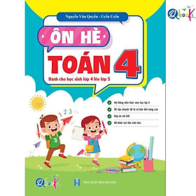 Sách - Ôn Hè Toán 4 - Dành cho học sinh lớp 4 vào 5 (1 cuốn)