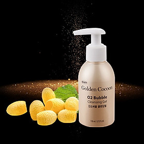 Sữa rửa mặt thải độc tơ tằm vàng Golden Cocoon O2 Bubble dạng Gel