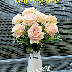 Cụm Hoa Hồng 12 Bông siêu đẹp- Hoa Giả
