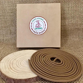 Mua NHANG VÒNG TRẦM HƯƠNG 12H RƯỠI (12 5H)- THƠM TRẦM NGUYÊN CHẤT  THẮP THỜ CÚNG  TẨY UẾ HIỆU QUẢ- TANU STORE