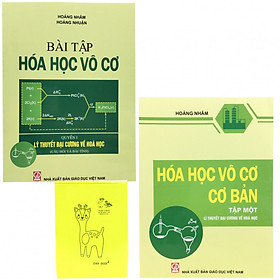 Nơi bán Combo Hóa Học Vô Cơ (sách và sách bài tập) tặng kèm sổ tay màu sắc - Giá Từ -1đ