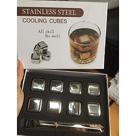 Mua Đá lạnh inox không tan Cooling cubes 8 viên