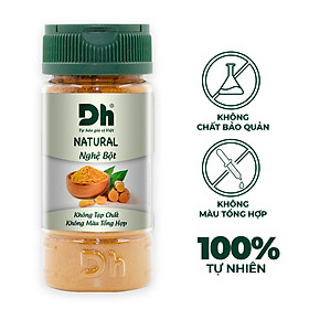 Hình ảnh Natural Nghệ bột 40gr Dh Foods - Bột nghệ nguyên chất 100%