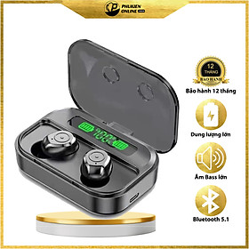 Mua Tai nghe không dây FLOVEME TG02 TWS 5.0 Âm thanh nổi Bluetooth Tương thích  nhét tai hai bên rảnh tay cho các cuộc gọi - Hiện thị pin điện tử - Hàng chính hãng