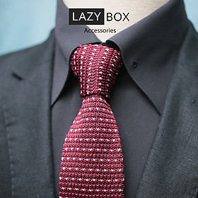 Cà Vạt len Nam Cao Cấp Sang Trọng Nam Tính 6cm caravat phụ kiện mặc suit Knit tie for men