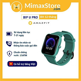 Đồng Hồ Thông Minh Amazfit Bip U Pro | Bản Quốc Tế | Hàng Chính Hãng | Phân Phối Bởi DIGIWORLD