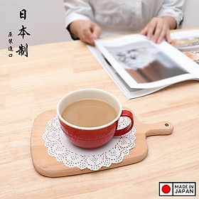 Cốc nhựa giả sứ 400ml - Hàng Nội Địa Nhật Bản