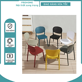 Mua MẪU MỚIGhế ăn lưng lỗ tiện dụng đa năng dễ dang sếp gọn  ghế café nhựa đúc Hol sankyo BGN44