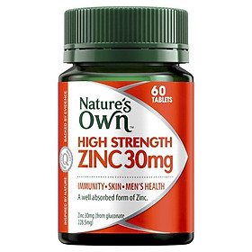 Nature's Own High Strength Zinc 30mg 120 Tablets