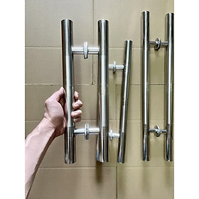 Tay nắm inox cửa cổng - Tay nắm cổng phi 32 dài 40cm 50cm 60cm