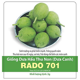 Hạt Giống Dưa Hấu Ăn Non Dưa Hấu Nụ 0.5 Gram