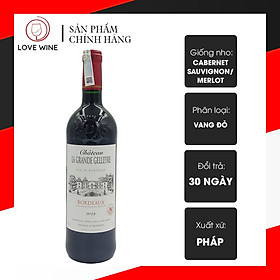 Rượu Vang Đỏ Pháp Chateau La Grande Gelleyre Cabernet Sauvignon Merlot