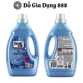 Nước giặt xả giữ quần áo bền màu, thơm lâu Denkmit Feinwaschmittel flüssig Lotion Color & Care, nhập khẩu Đức