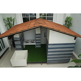 Nhà Gỗ Ngoài Trời Cho Chó #DH101