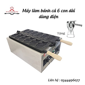 Mua Máy làm bánh cá Nhật Bản TAIYAKI  Máy làm bánh hình con cá 6 con chất lượng