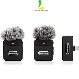 Mua Micro thu âm Saramonic Blink 100 B6 - Micro ghi âm hỗ trợ thiết bị Android  pin 10h và truyền dẫn không dây 2.4GHz - Hàng nhập khẩu