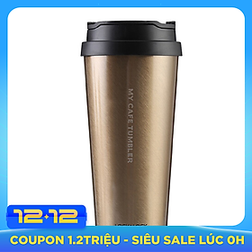 Ly Giữ Nhiệt Bằng Thép Không Gỉ Lock&Lock Clip Tumbler LHC4151GOD (540ml) - Gold
