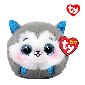 Đồ chơi thú bông bóng tròn - husky Slush TY