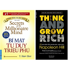 Combo 2Q: Bí Mật Tư Duy Triệu Phú + Think And Grow Rich - 13 Nguyên Tắc Nghĩ Giàu, Làm Giàu (Top Sách Bán Chạy Nhất Mọi Thời Đại) 