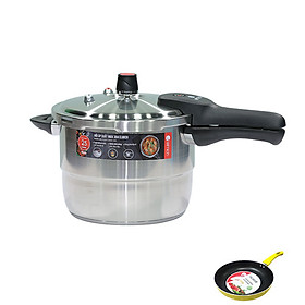 Nồi áp suất inox 304 Elmich 22cm 6.0L EL3369 - Hàng Chính Hãng Tặng 1 chảo chống dính đáy từ 26cm