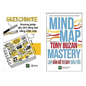 [Download Sách] Combo 2 cuốn kỹ năng làm việc cực hay: Sketchnote - Phương Pháp Ghi Chú Sáng Tạo Bằng Hình Ảnh + Lập Bản Đồ Tư Duy Siêu Tốc ( Sách tin học văn phòng bán chạy)