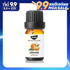 Tinh Dầu Cam Ngọt Kobi – Tinh Dầu Thiên Nhiên Nguyên Chất, Tinh Dầu Xông Phòng, Giúp Giảm Stress, Xua Đuổi Côn Trùng Và Khử Mùi Hiệu Quả, Thích Hợp…