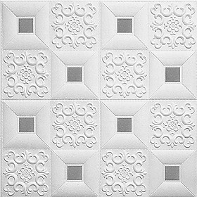 COMBO 10 Tấm Xốp Dán Tường Đính Decal Giả Da Nhẹ Nhàng - Dễ sử dụng, thân thiện với môi trường Không độc hại, không mùi - Chống ẩm mốc,chống thấm - Cách âm,cách nhiệt - Tiện dụng,tránh va đập mạnh,an toàn cho Bé