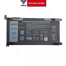 Pin Tương Thích Cho Laptop 3 Cell Laptop Dell Latitude 3480 - Model: Wdx0R - Hàng Nhập Khẩu New Seal TEEMO PC TEBAT1439