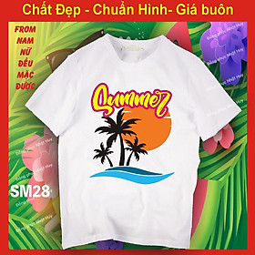 áo đi biển SM28,du lịch,chơi,nhómhello summer ,nhóm, thun, ĐỒNG PHỤC