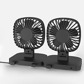 Quạt mini S-Fan siêu mát xoay 360 độ cổng USB (Black) 