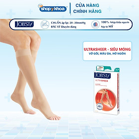 Vớ y khoa gối JOBST UltraSheer - Siêu Mỏng hỗ trợ điều trị giãn tĩnh mạch chân - Da