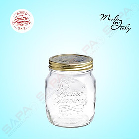 Mua Hũ thủy tinh nắp vặn Quattro 700ml - Bormioli Rocco - Italy